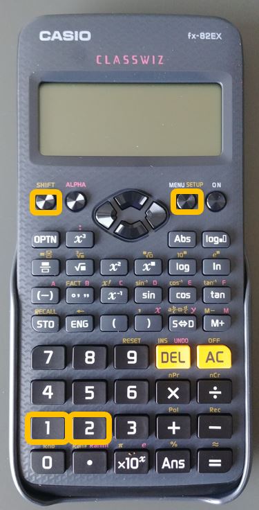 Bijles - oefenopgaven en tips natuurkunde - casio classwiz - instellen graden en radialen