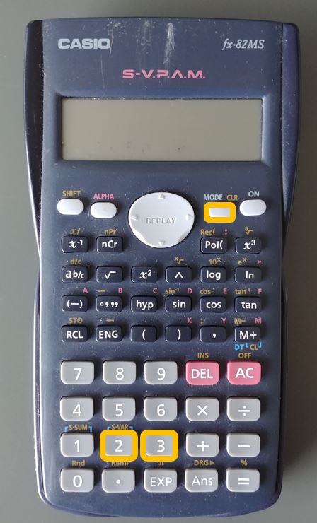 Bijles - oefenopgaven en tips natuurkunde - casio fx-82ms - instellen graden en radialen
